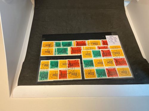 DDR Zusammendruck Kombination Michel 1012-1013 gestempelt