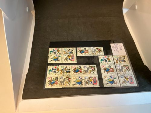 DDR Zusammendruck Kombination Michel 1236-1241 gestempelt