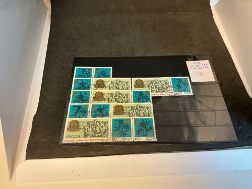 DDR Zusammendruck Kombination Michel 1320-1322 gestempelt