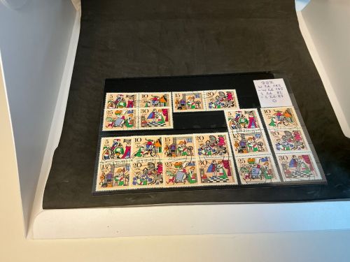 DDR Zusammendruck Kombination Michel 1323-1328 gestempelt