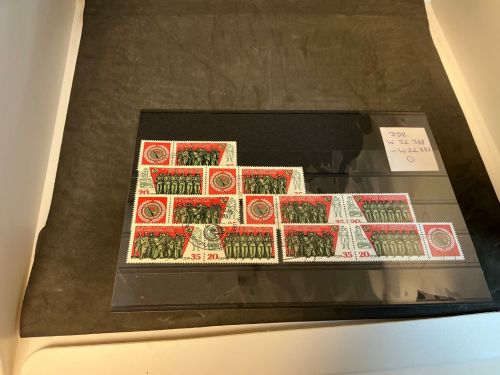 DDR Zusammendruck Kombination Michel 2357-2358 gestempelt