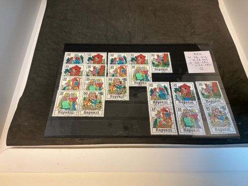 DDR Zusammendruck Kombination Michel 2382-2387 gestempelt