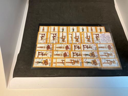 DDR Zusammendruck Kombination Michel 2534-2537 gestempelt