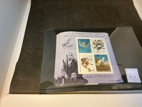 Frankreich 12 Stück Michel Block 16 postfrisch Vögel