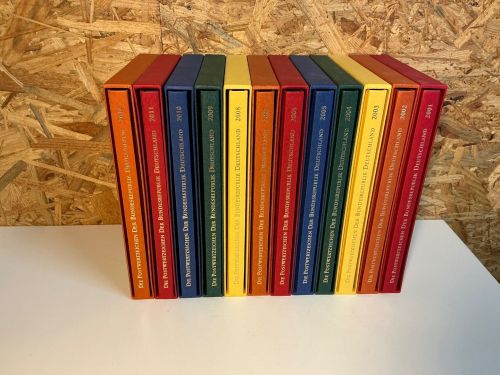 Bund Jahrbücher 2001-2012 leer inkl. Schwarzdruck