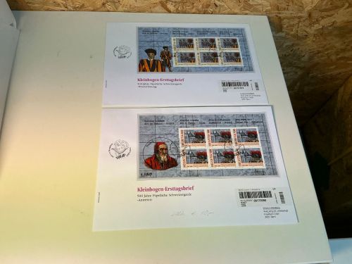 Schweiz Michel 1945/46 Kleinbogen FDC