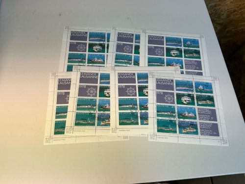 15x Schweiz Blocks Michel 23 Lemanex 1978 gestempelt