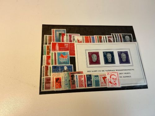 DDR Jahrgang 1958 postfrisch komplett