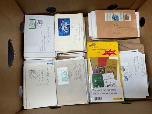 Belege / Bedarfspost / Sonderstempel voller Karton mit 22kg