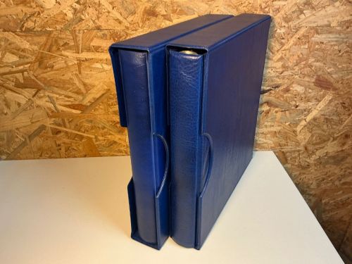 2 Kabe Ringbinder RB2000 blau inkl. Schuber