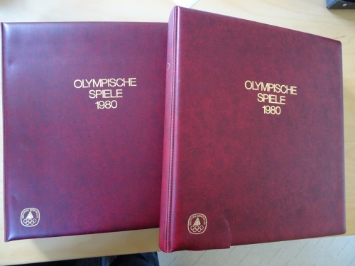 Olympia 1980 Sammlung in 2 Alben