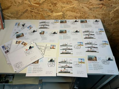 80 Belege Bund zum Thema Schiffe