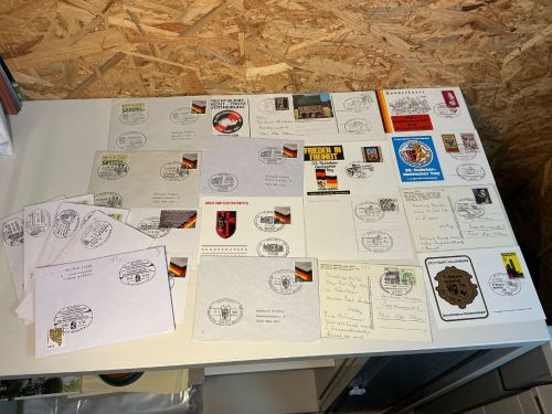 Bund 35 verschiedene Belege Sonderstempel Sudetentag