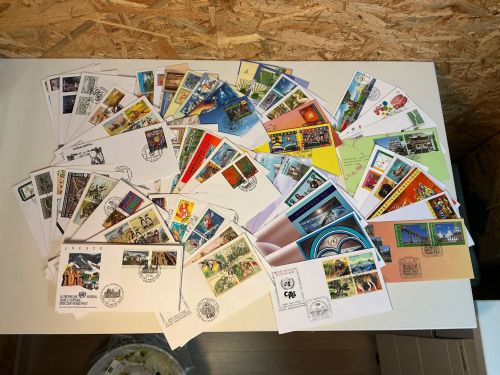 UNO Wien 80 FDC aus 1992-2001