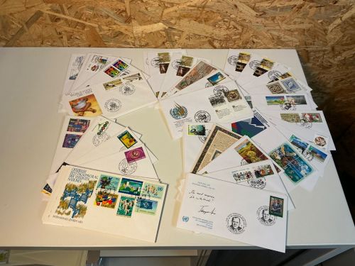 UNO Wien 1979-1991 FDC fast komplett