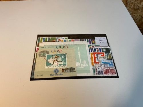 Rumänien Jahrgang 1972 postfrisch komplett