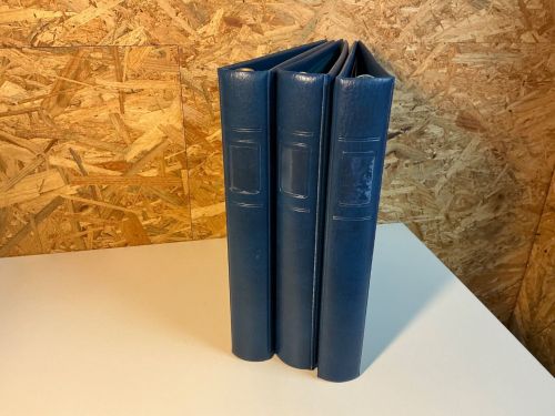 3 Lindner Binder braun 18 Ring gebraucht