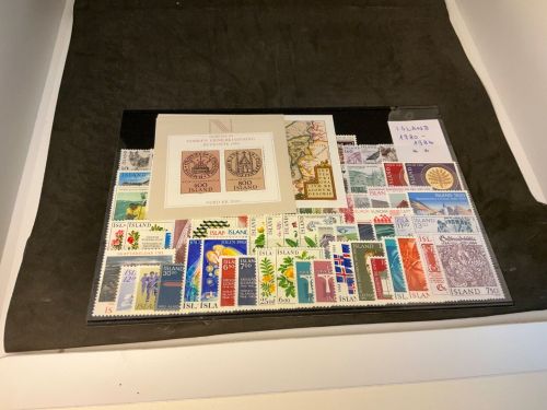Island Jahrgang 1980-1984 postfrisch komplett