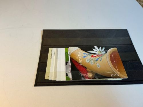 Schweiz Vignettenblocks/Schwarzdrucke aus Jahrbuch 1996-2010