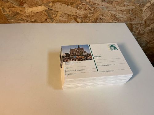 Bund Bildpostkarten P125 komplett, postfrisch,