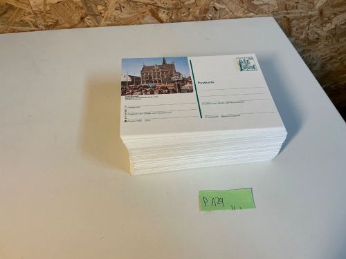 Bund Bildpostkarten P129 komplett, postfrisch, Burgen