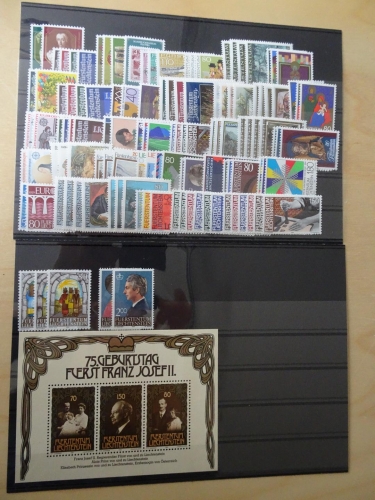 Liechtenstein 1980-84 postfrisch komplett