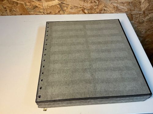 Safe 14 Ring 30 schwarze Einsteckblätter mit 8 Streifen geteilt