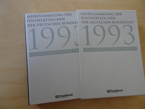 Bund Jahressammlung 1993 gestempelt