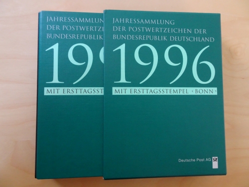 Bund Jahressammlung 1996 gestempelt