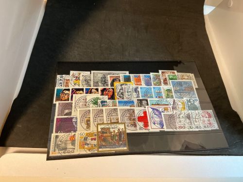 Bund Jahrgang 1988 gestempelt komplett, Vollstempel Frankfurt