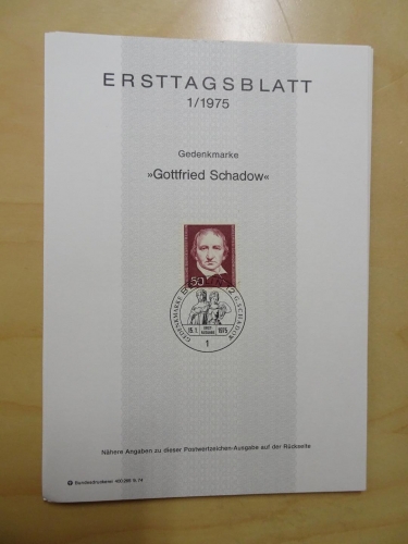 Berlin ETB Ersttagsblätter Jahrgang 1975 komplett