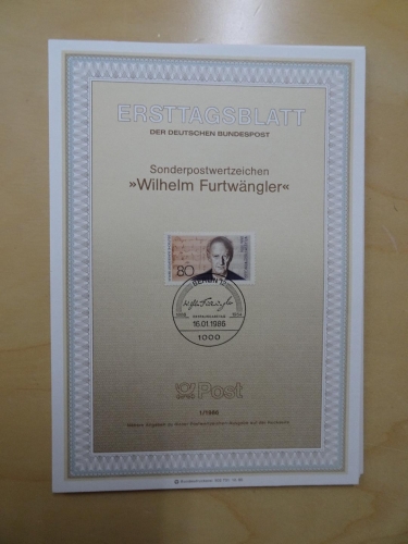 Berlin ETB Ersttagsblätter Jahrgang 1986 komplett