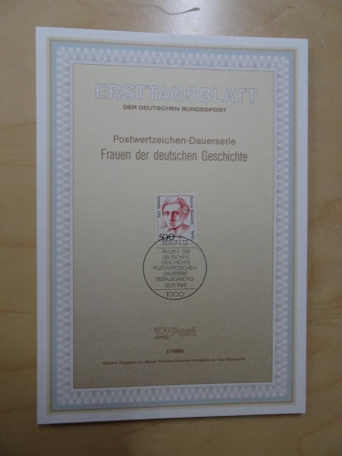 Berlin ETB Ersttagsblätter Jahrgang 1989 komplett