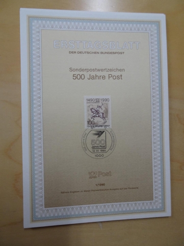 Berlin ETB Ersttagsblätter Jahrgang 1990 komplett