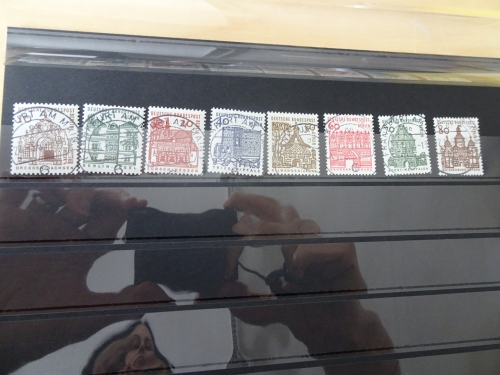 Berlin 242-49 Vollstempel Frankfurt mit Gummi meist Rundstücke