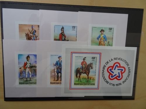 Zentralafrikanische Republik Michel 407-411 + Bl. 10 Luxusblocks postfrisch