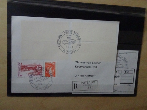 Frankreich ATM 5.2. ZS1 FDC