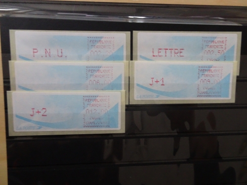Frankreich ATM 9b ZS7 Torcy C 001,77,468 postfrisch