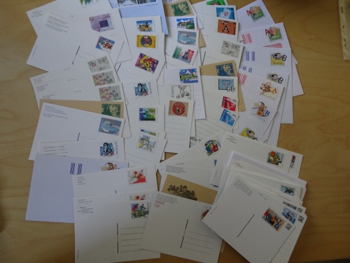 Schweiz 115 postfrische Ganzsachen frankaturgültig