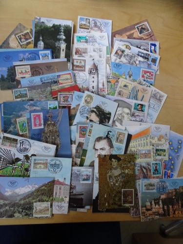 Österreich 125 verschiedene Maximumkarten aus 1986-1990