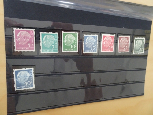 Bund Heuss Lumogen postfrisch komplett