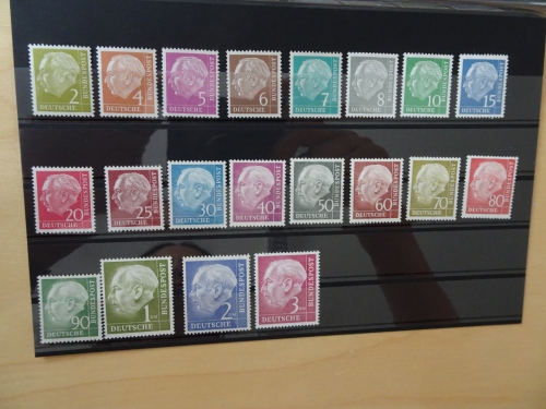 Bund 177-196 Heuss I postfrisch