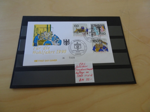 Bund 1474/76 FDC mit falschem Datum