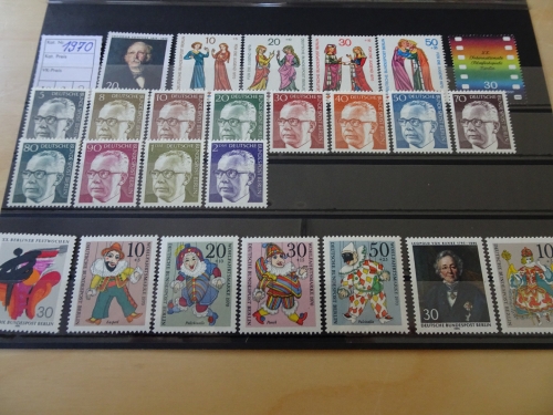 Berlin Jahrgang 1970 postfrisch komplett