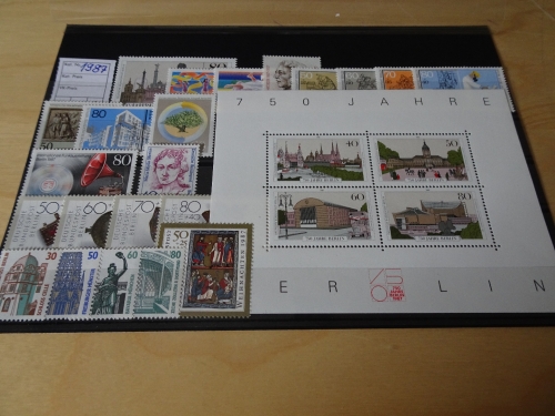 Berlin Jahrgang 1987 postfrisch komplett