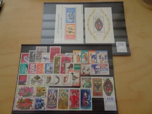 Bund Jahrgang 1976 postfrisch komplett