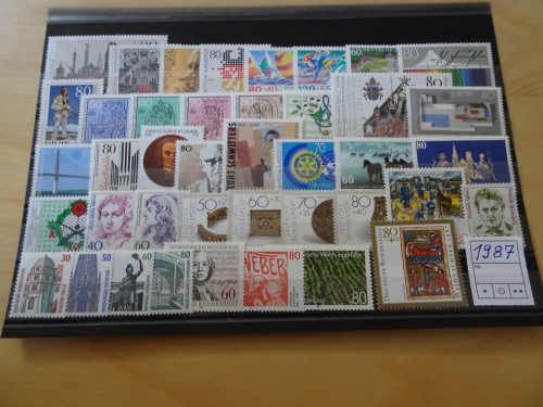 Bund Jahrgang 1987 postfrisch komplett