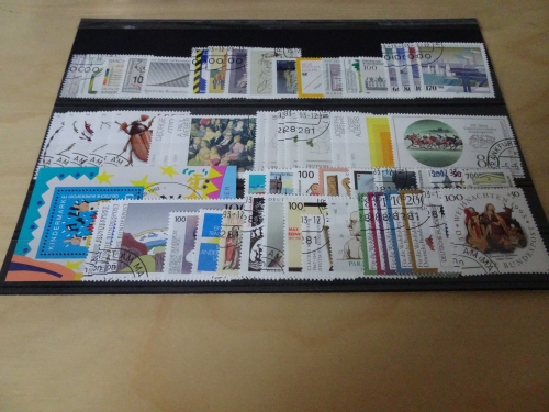 Bund Jahrgang 1993 gestempelt komplett