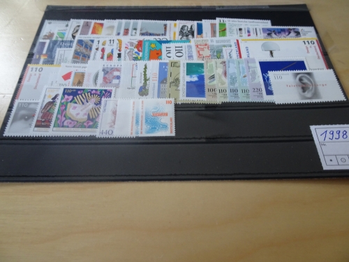 Bund Jahrgang 1998 postfrisch komplett