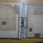 Österreich Sammlung mit Fiskalbelegen, Gebührenmarken, Dokumente